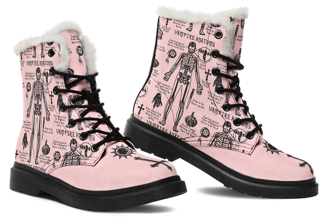 Pink Vampire Study Winter Boots