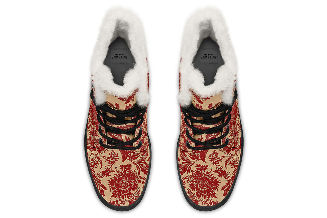 Red Old Glory Winter Boots