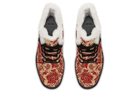 Red Old Glory Winter Boots
