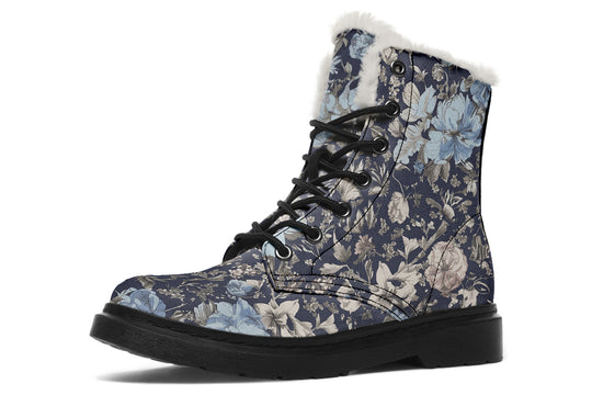 Regal Vintage Peonies Winter Boots