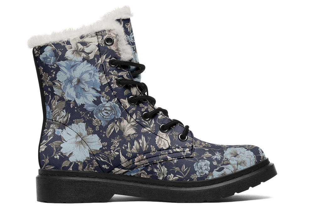 Regal Vintage Peonies Winter Boots