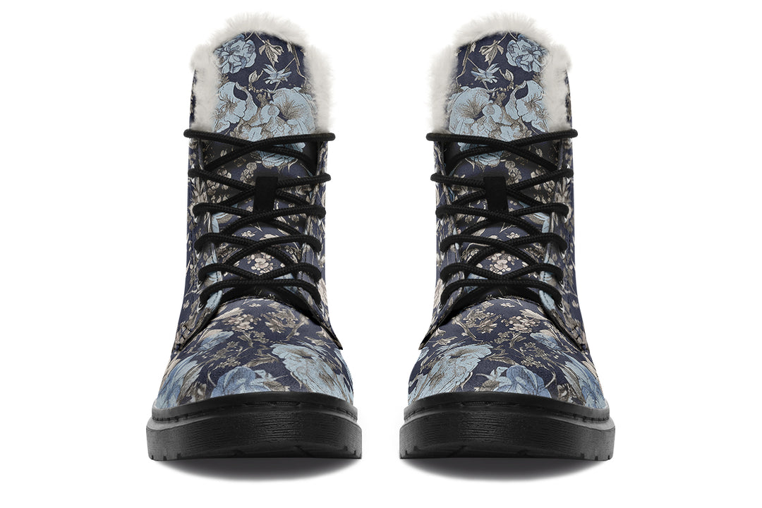 Regal Vintage Peonies Winter Boots
