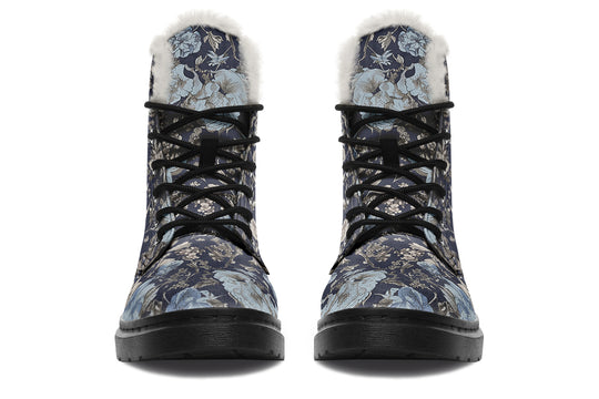 Regal Vintage Peonies Winter Boots