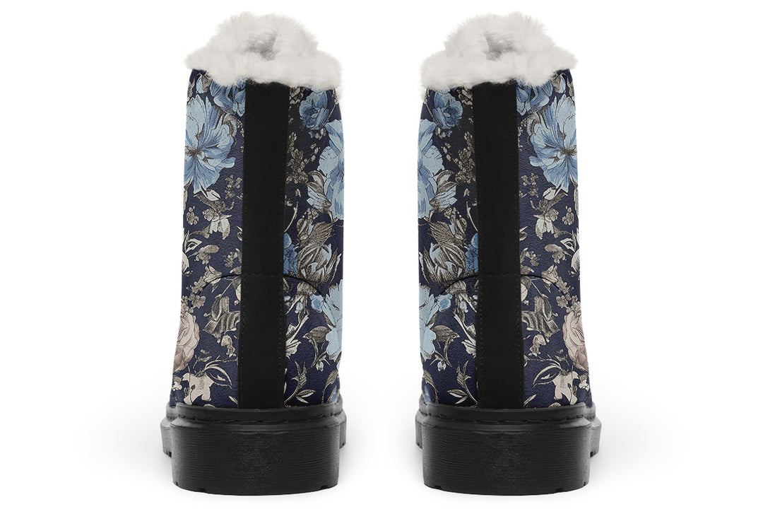 Regal Vintage Peonies Winter Boots