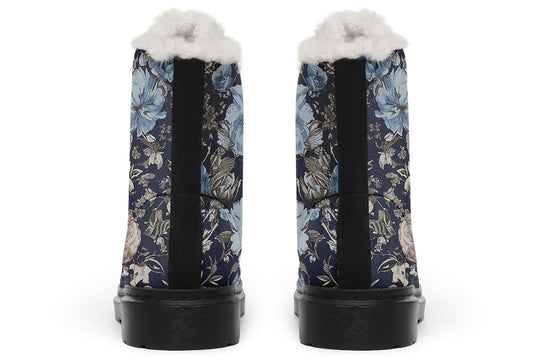Regal Vintage Peonies Winter Boots