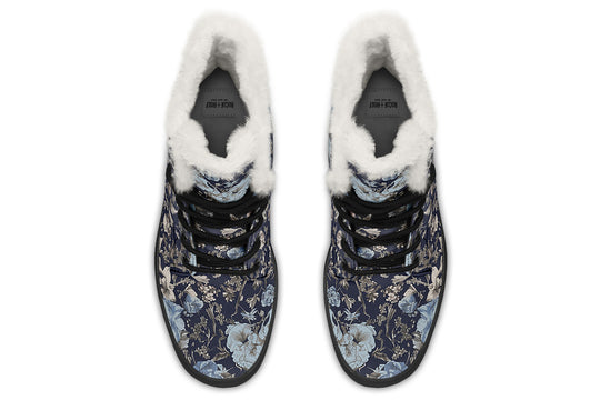 Regal Vintage Peonies Winter Boots
