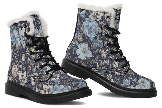 Regal Vintage Peonies Winter Boots