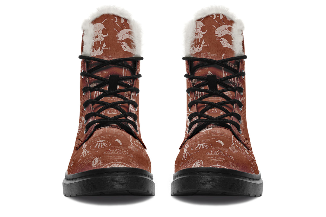 Rosewood Cat Study Winter Boots