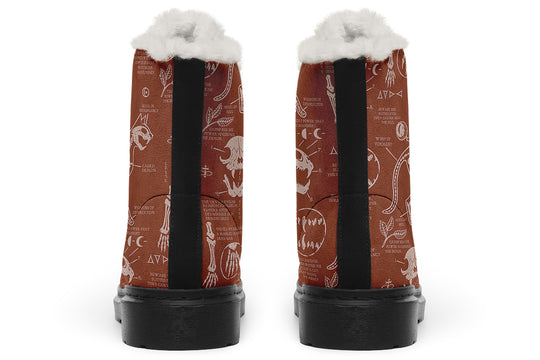 Rosewood Cat Study Winter Boots