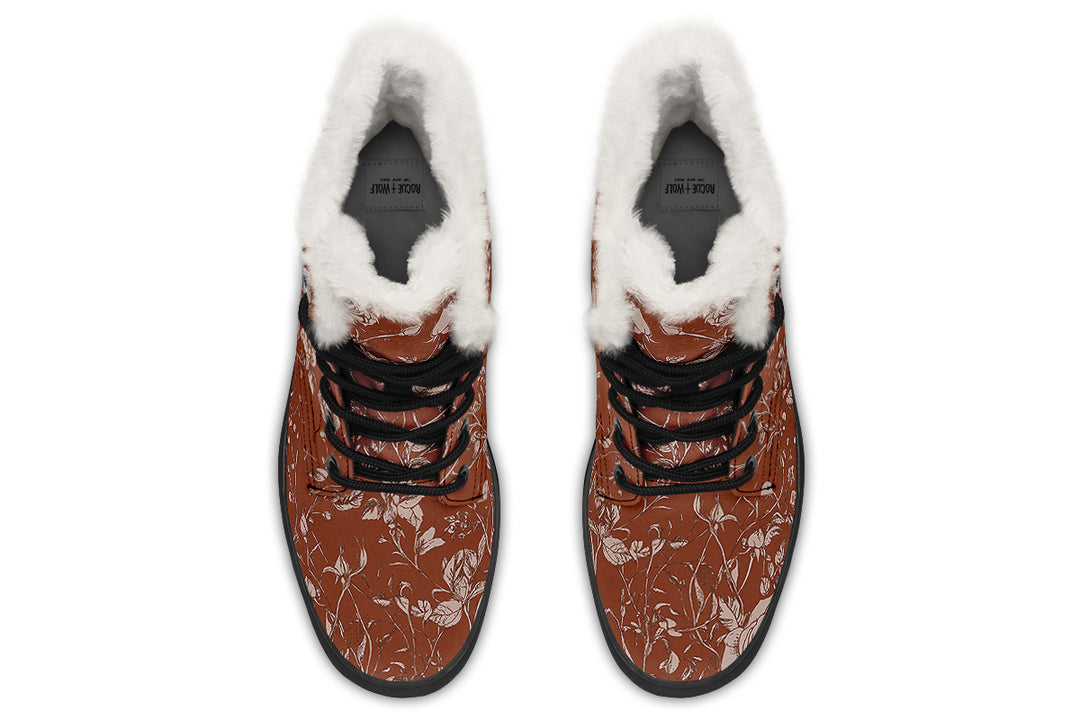 Rosewood Rose Romance Winter Boots