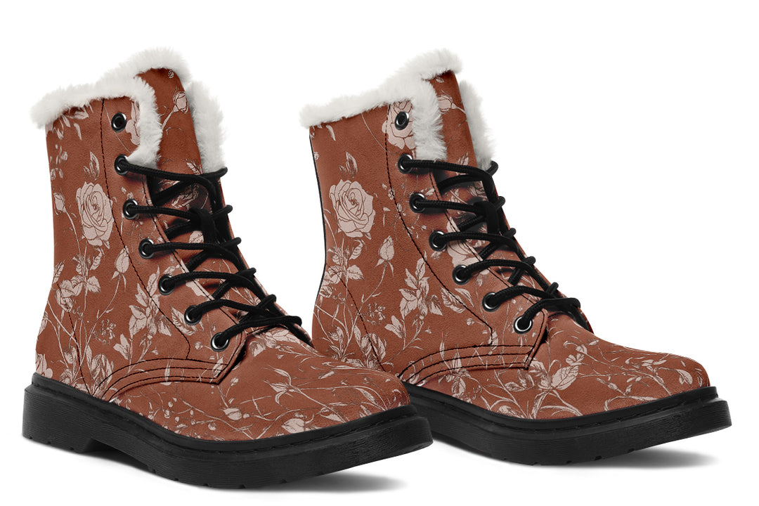 Rosewood Rose Romance Winter Boots