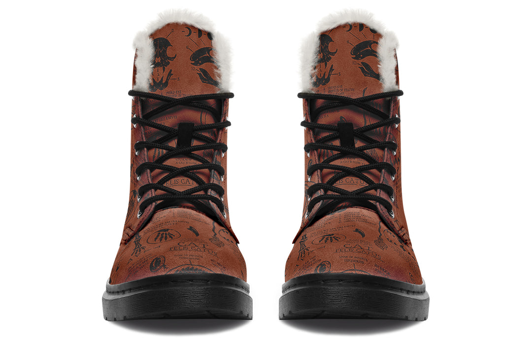 Rust Cat Study Winter Boots