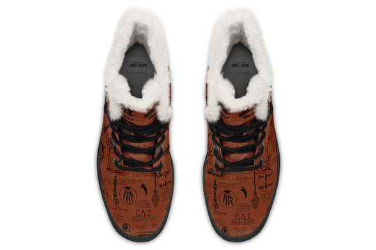Rust Cat Study Winter Boots