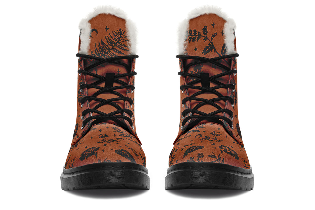 Rust Green Witch Winter Boots