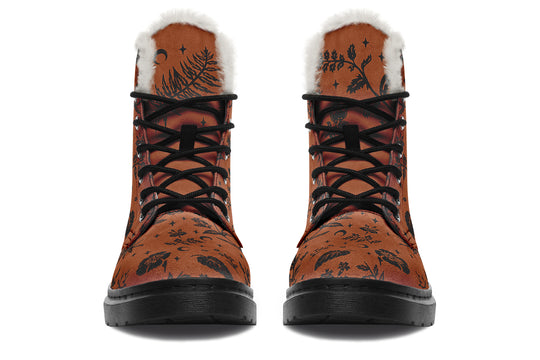 Rust Green Witch Winter Boots