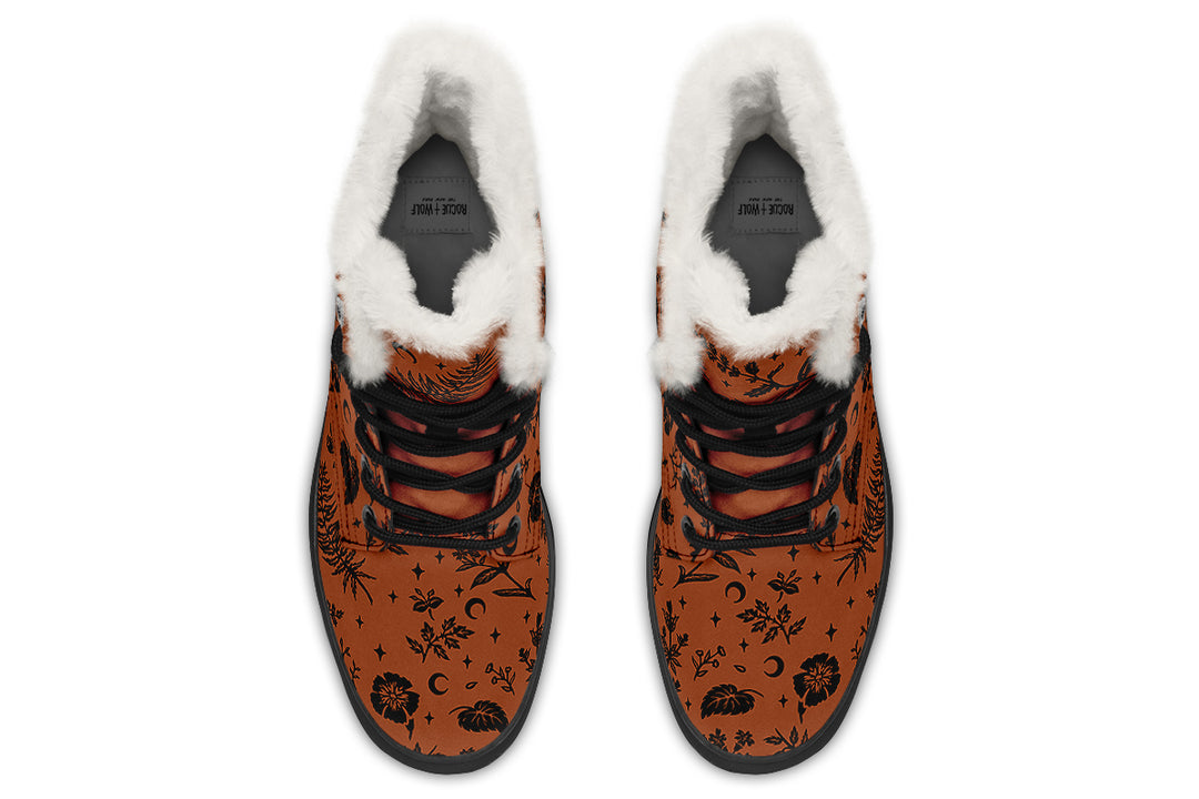 Rust Green Witch Winter Boots