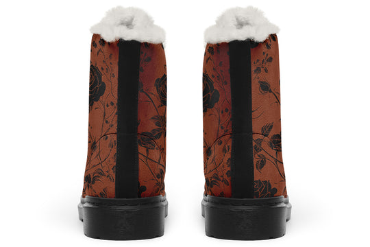 Rust Rose Romance Winter Boots