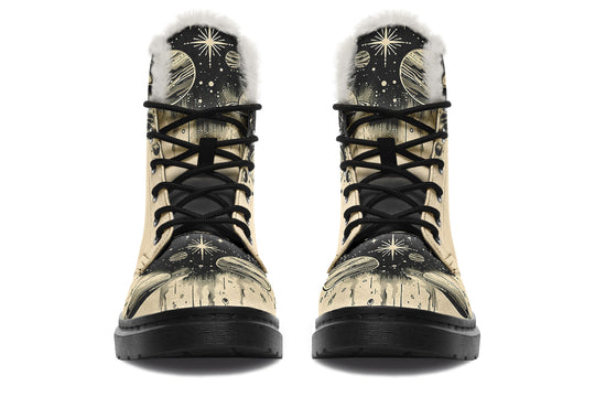 Starwalker Winter Boots - Synthetic Wool Lined Boots Durable Nylon Water Resistant Vibrant Print