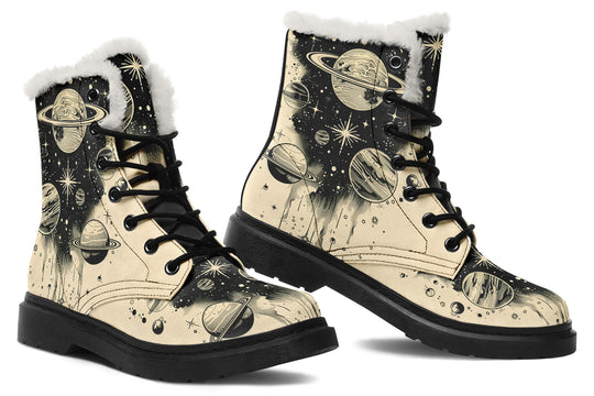 Starwalker Winter Boots - Synthetic Wool Lined Boots Durable Nylon Water Resistant Vibrant Print