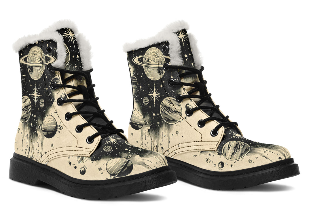 Starwalker Winter Boots - Synthetic Wool Lined Boots Durable Nylon Water Resistant Vibrant Print