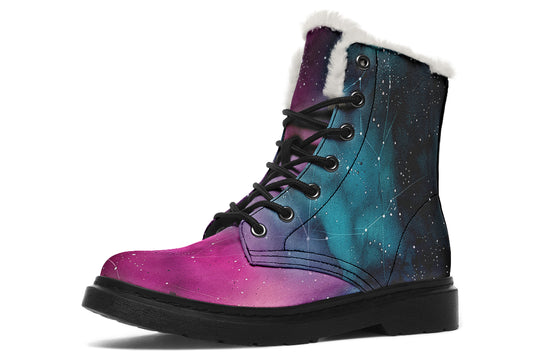 Supernova Winter Boots - Robust Winter Boots Synthetic Wool Lined Water Resistant Toasty Festival Footwear