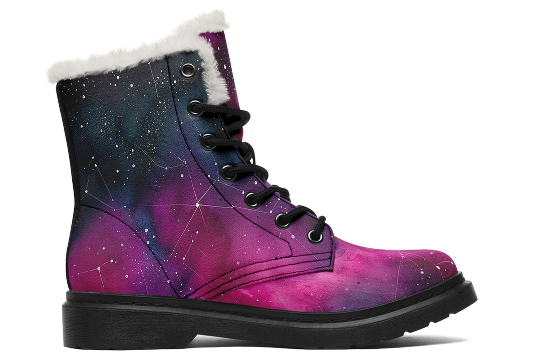 Supernova Winter Boots - Robust Winter Boots Synthetic Wool Lined Water Resistant Toasty Festival Footwear