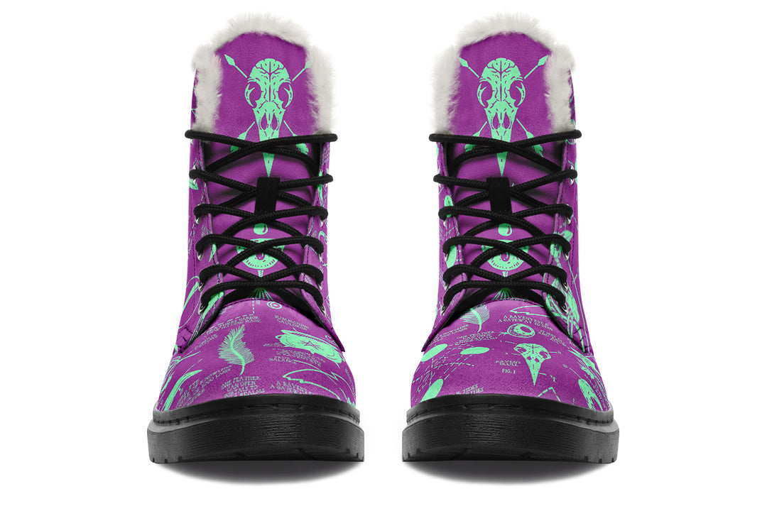 Ultraviolet Raven Study Winter Boots