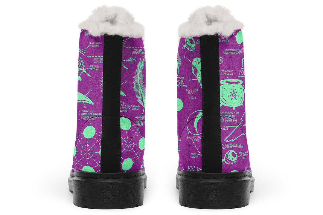 Ultraviolet Raven Study Winter Boots
