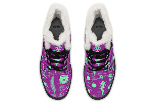 Ultraviolet Raven Study Winter Boots