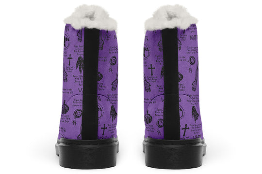 Violet Vampire Study Winter Boots