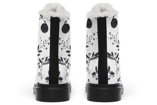 White Twilight Garden Winter Boots