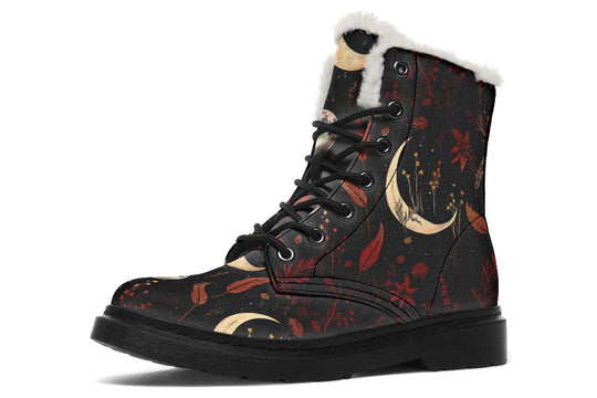 Wine Moonlit Botanica Winter Boots