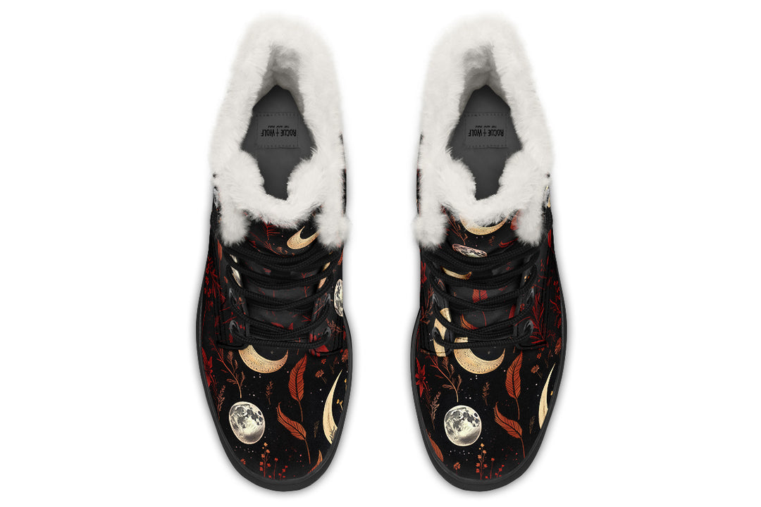 Wine Moonlit Botanica Winter Boots