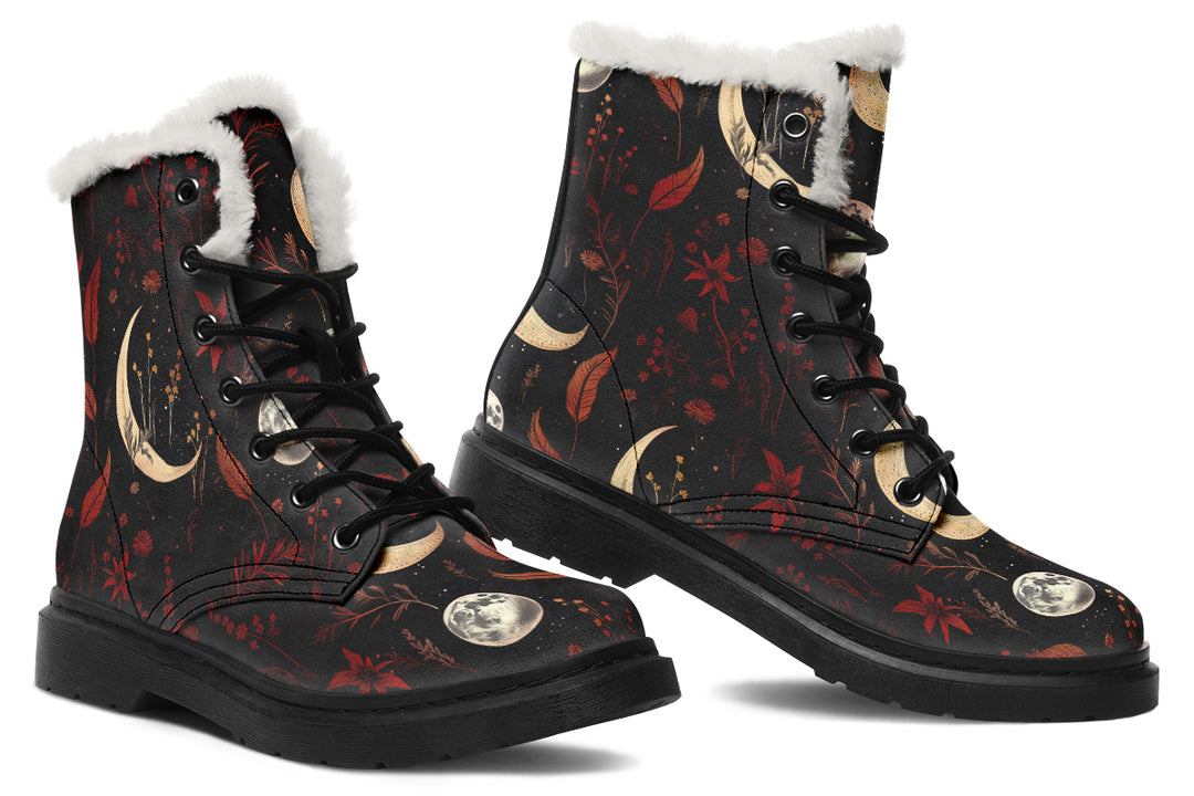 Wine Moonlit Botanica Winter Boots
