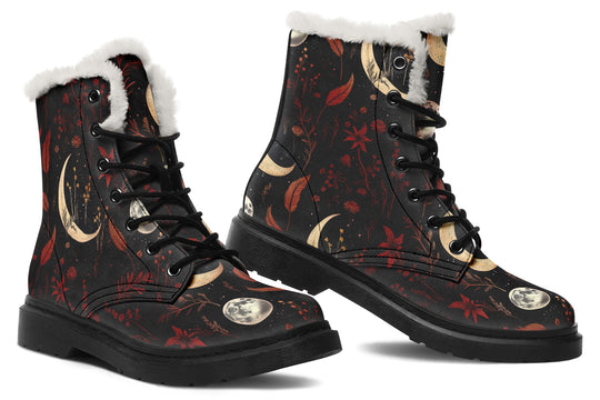 Wine Moonlit Botanica Winter Boots