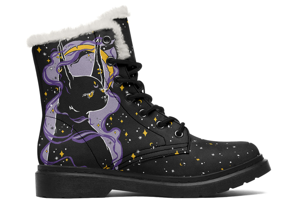 Witch Kitten Winter Boots