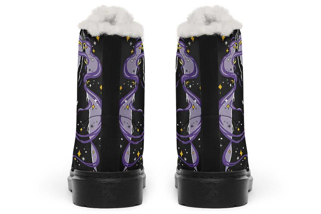 Witch Kitten Winter Boots