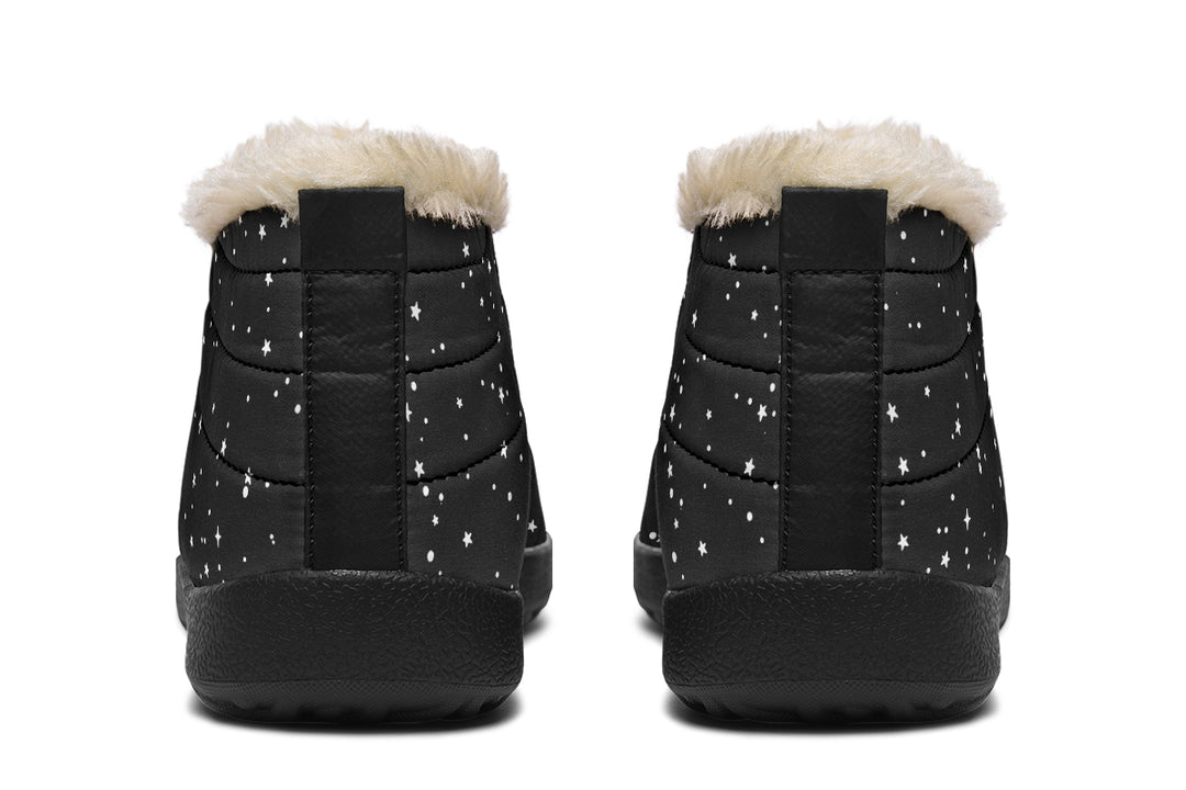 Astral Winter Sneakers - Warm & Easy Slip-On Shoes Lined with Vegan Wool with Anti-Slip Soles