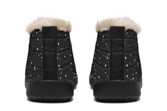 Astral Winter Sneakers - Warm & Easy Slip-On Shoes Lined with Vegan Wool with Anti-Slip Soles