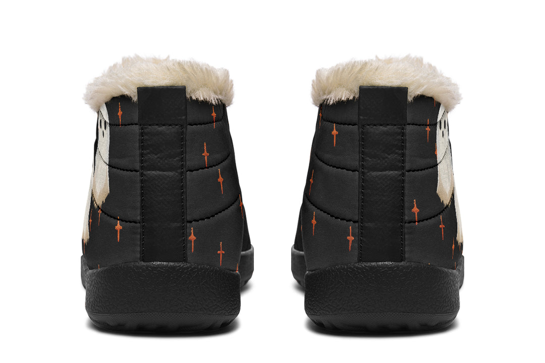 Boo Winter Sneakers - Warm & Easy Slip-On Shoes Lined with Vegan Wool with Anti-Slip Soles