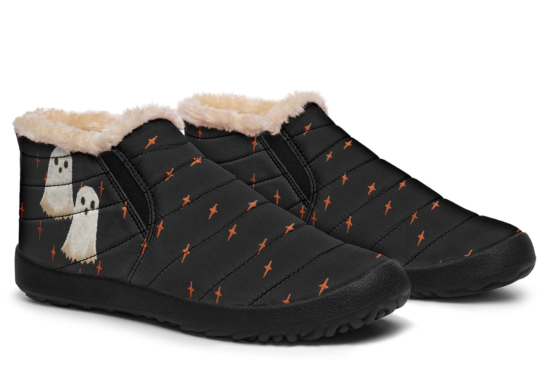 Boo Winter Sneakers - Warm & Easy Slip-On Shoes Lined with Vegan Wool with Anti-Slip Soles