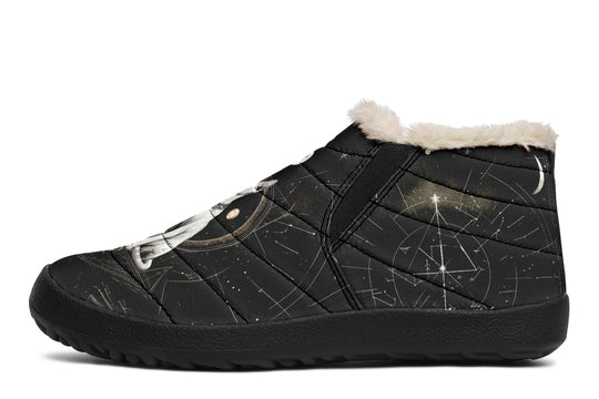 Cosmic Sphynx Cat Winter Sneakers