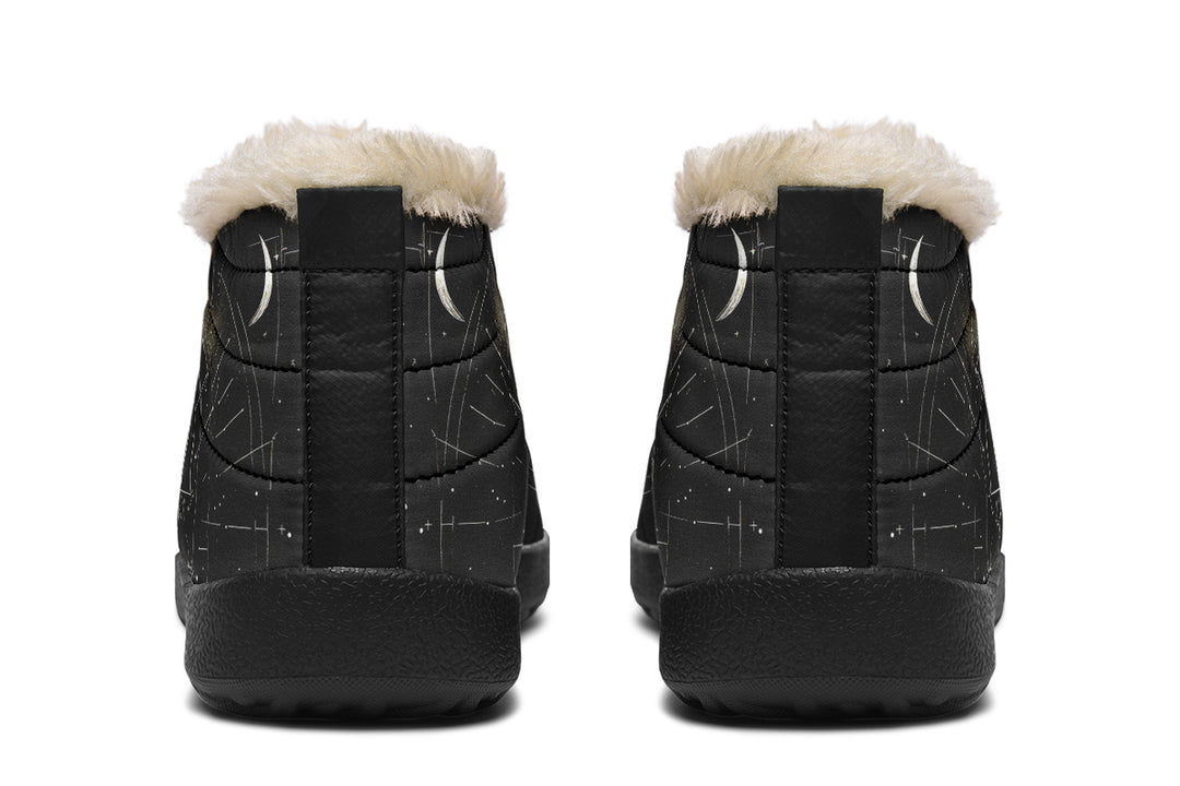 Cosmic Sphynx Cat Winter Sneakers