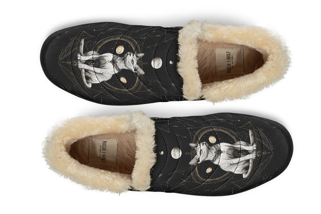 Cosmic Sphynx Cat Winter Sneakers