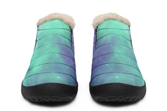 Dawn Winter Sneakers - Warm & Easy Slip-On Shoes Lined with Vegan Wool with Anti-Slip Soles