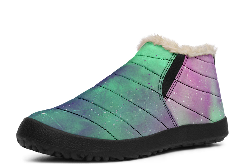 Dreams Winter Sneakers - Warm & Easy Slip-On Shoes Lined with Vegan Wool with Anti-Slip Soles