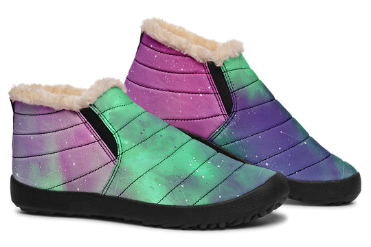 Dreams Winter Sneakers - Warm & Easy Slip-On Shoes Lined with Vegan Wool with Anti-Slip Soles