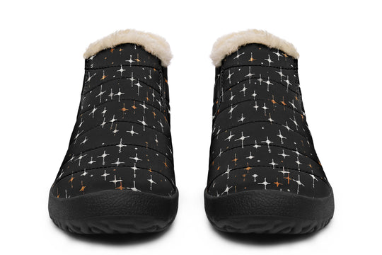 Ghost Besties Winter Sneakers - Warm & Easy Slip-On Shoes Lined with Vegan Wool with Anti-Slip Soles