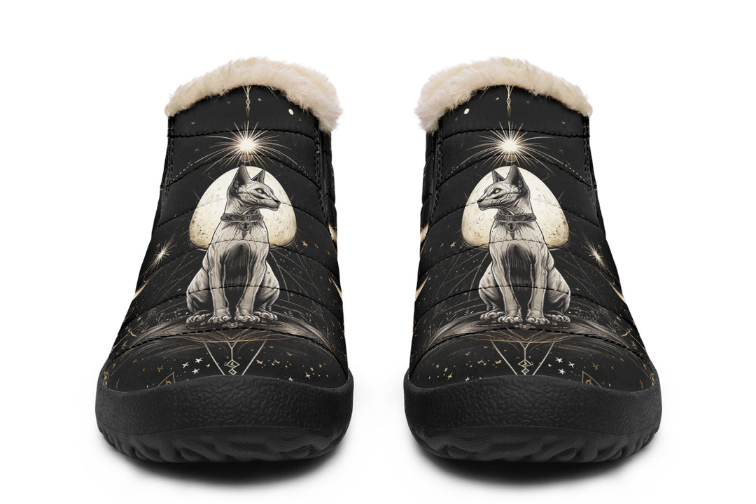 Lunar Sphynx Cat Winter Sneakers