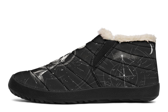 Moonbound Wolf Winter Sneakers